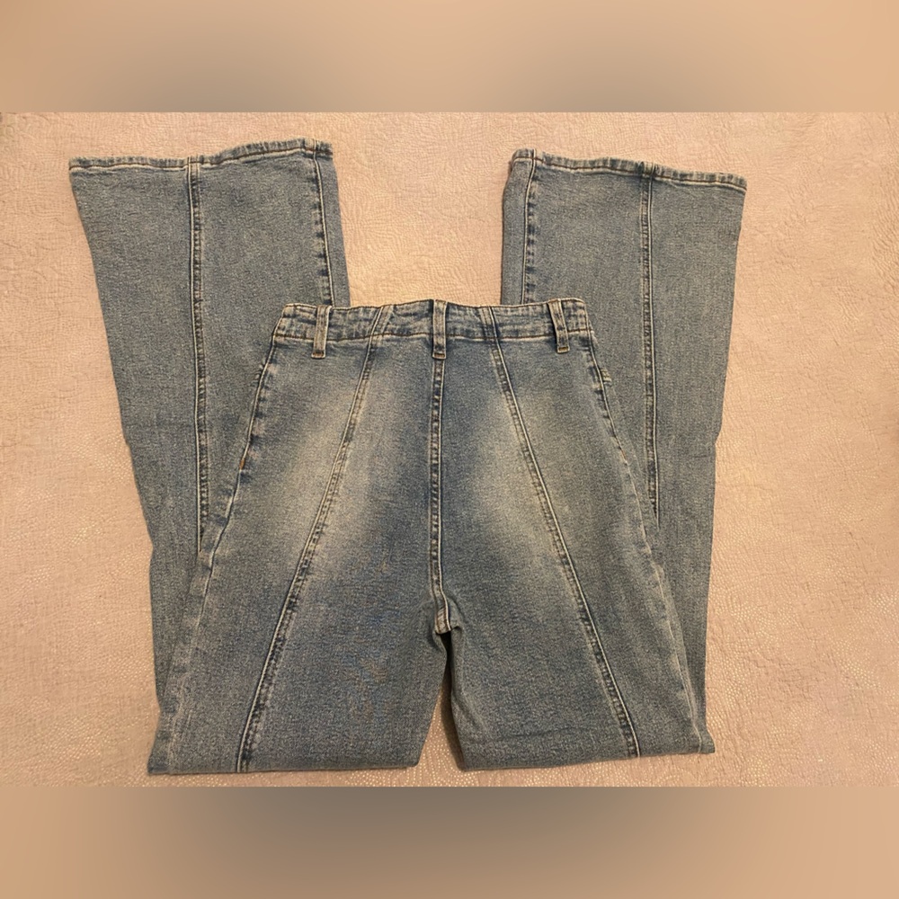 Vibrant M.I.U. Sky Blue Denim Jeans - Picture 1 of 3